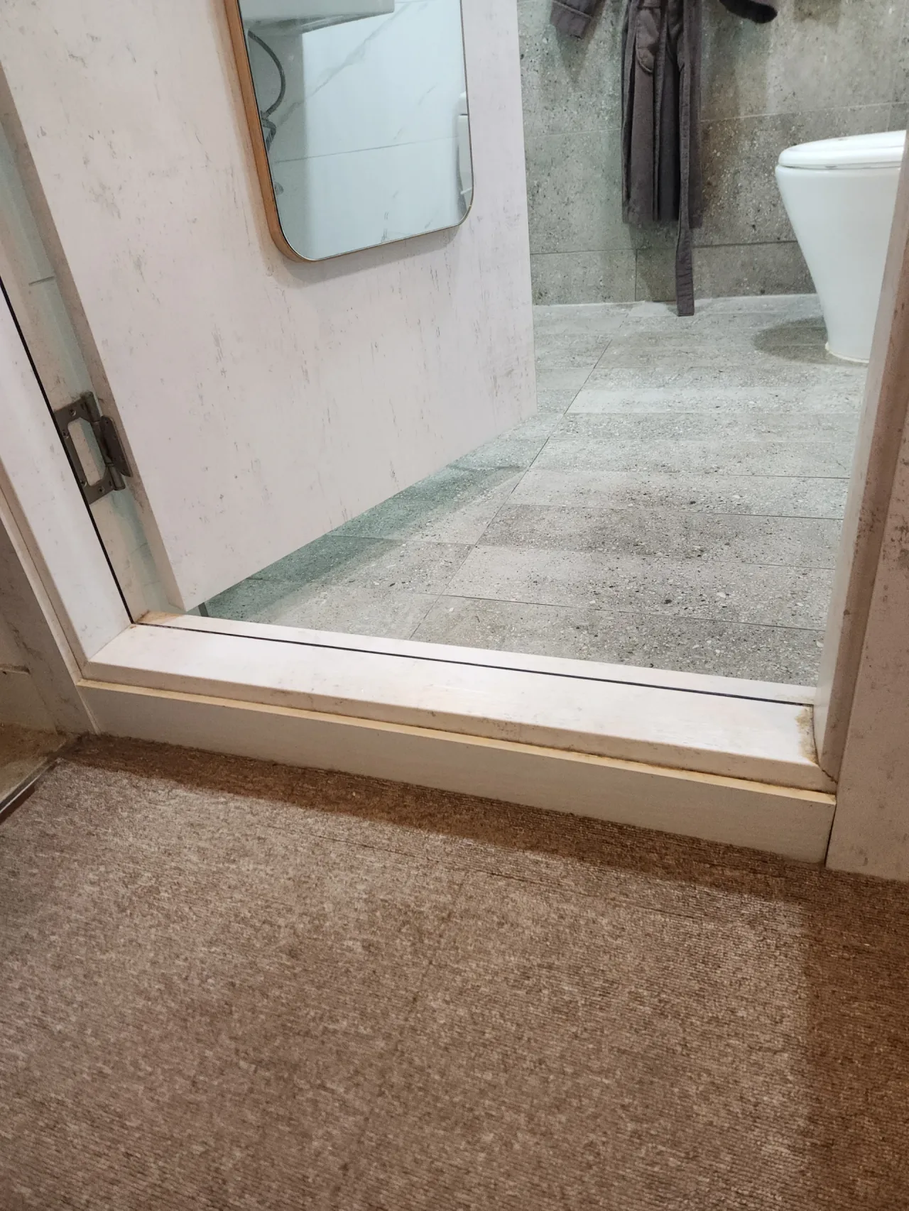 욕실문턱리폼 관련 시공 사진